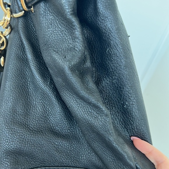 XLarge black GUCCI Leather Tote - Picture 8 of 13